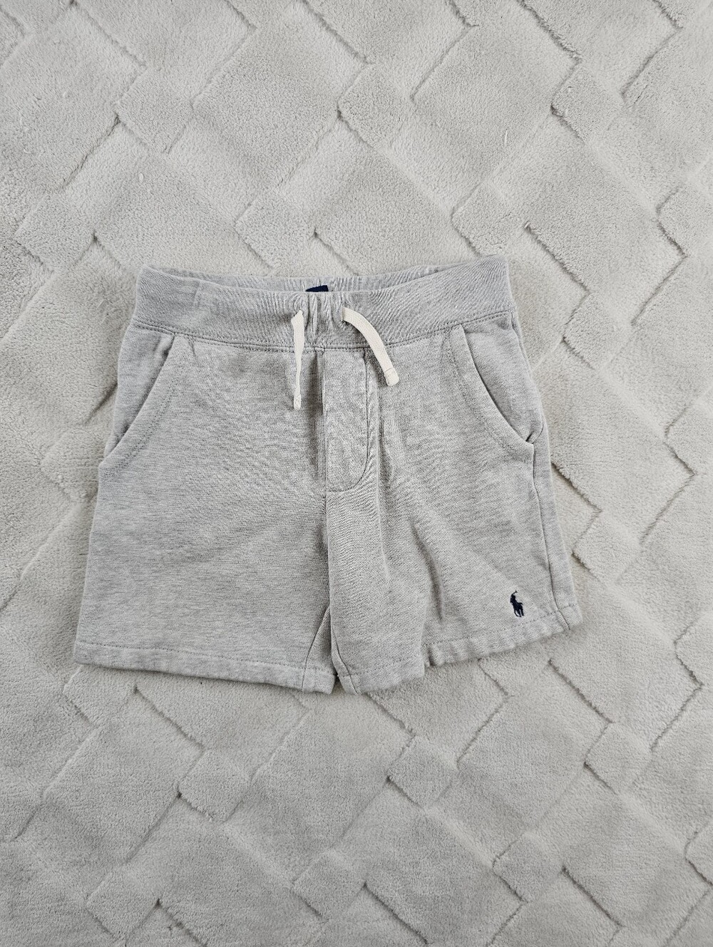 Polo Ralph Lauren Kids Sweatshorts Youth 5 Boy's Light Gray Drawstring